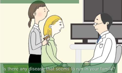 英語のロールプレイ画面